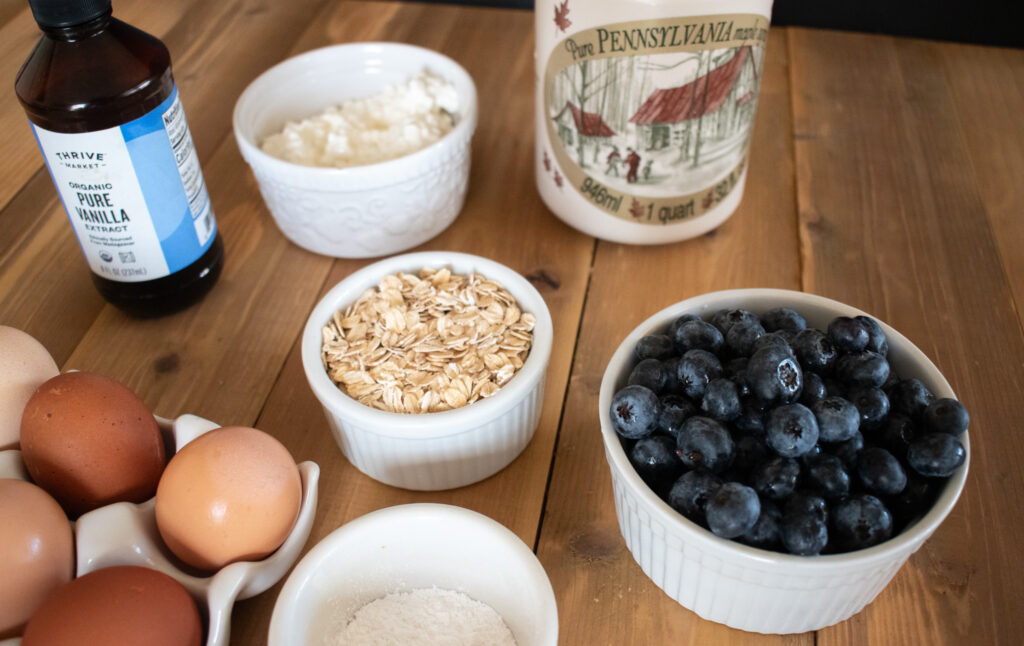 ingredients to make cottage cheese pancakes