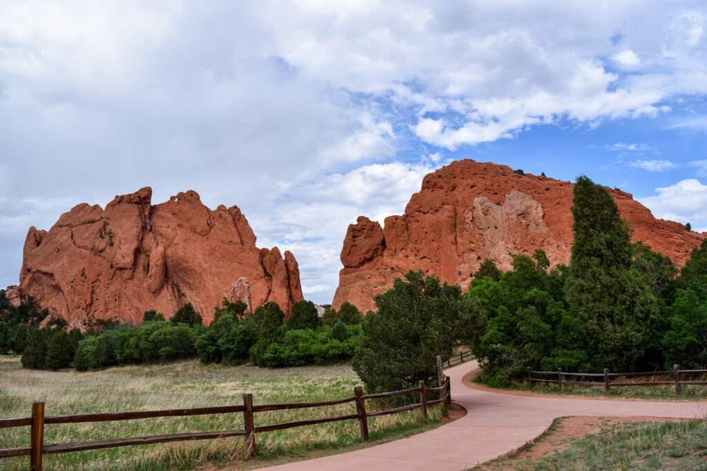 red rocks in Colorado 