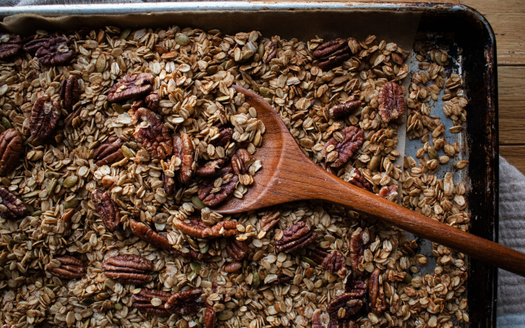 Perfect homemade chunky granola